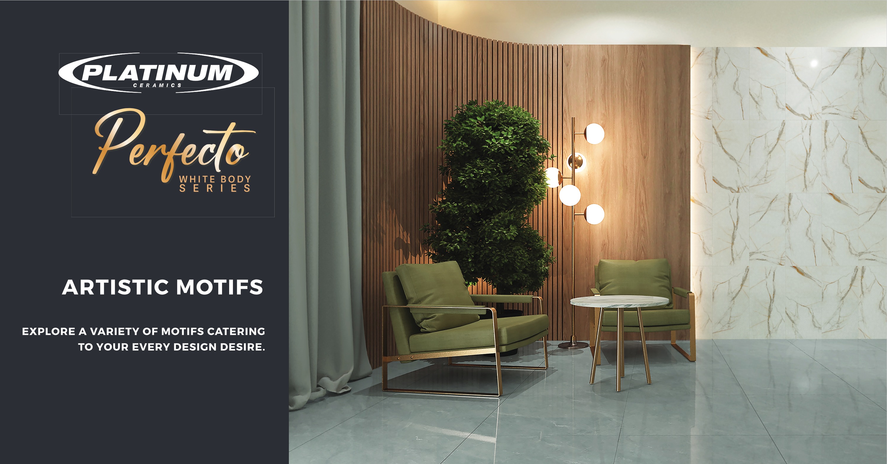 Banner Beragam Motif, Satu Koleksi Perfecto White Body Series