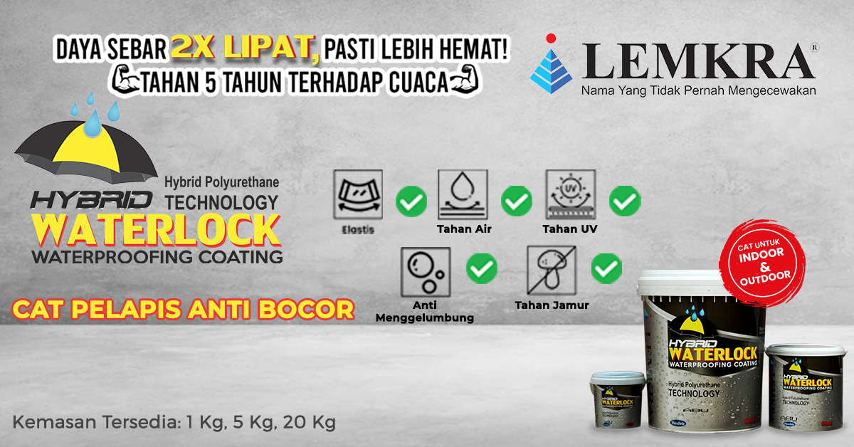 Banner Cat Pelapis Anti Bocor Terbaik untuk Atap dan Tembok