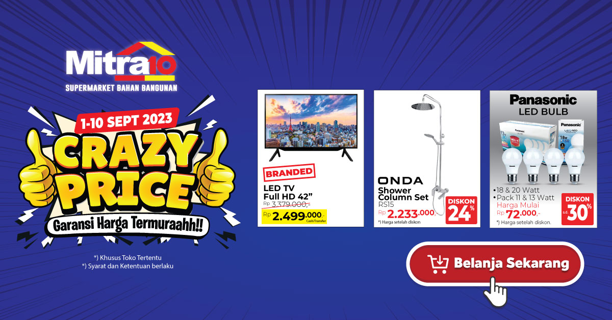 Promo Crazy Price Mitra10 sd 14 September 2023