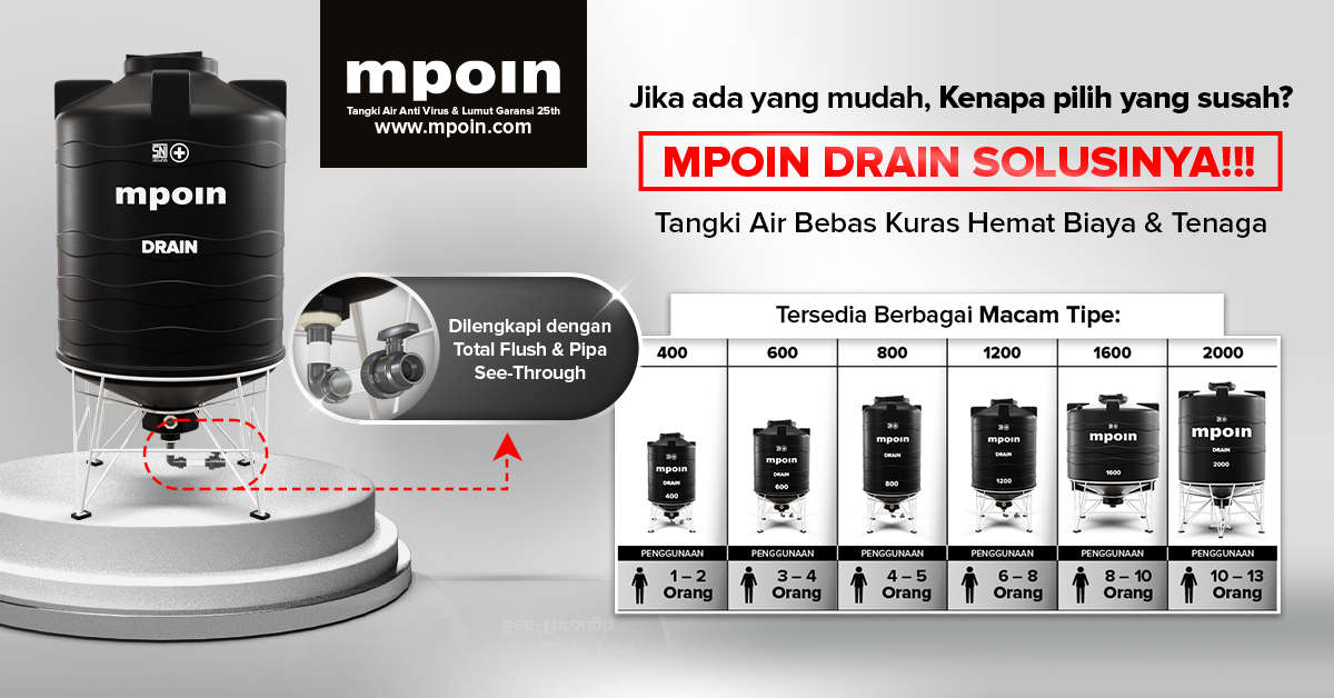 Gambar Tangki Air Bebas Kuras Hemat Biaya dan Tenaga