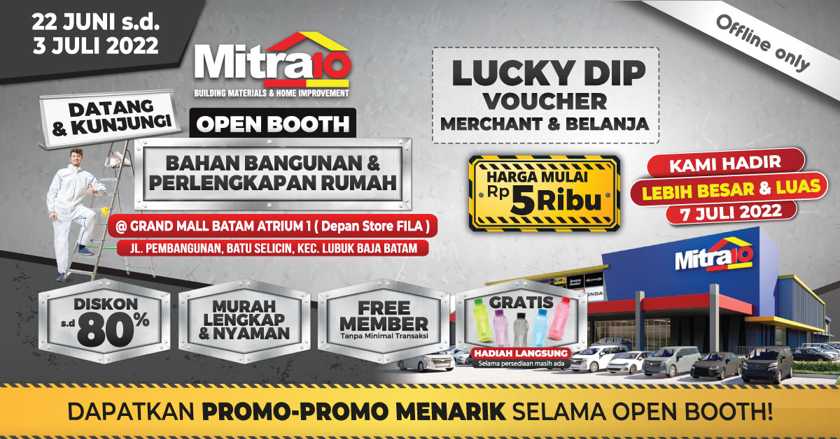 Banner Pameran Bazaar Grand Batam Mall