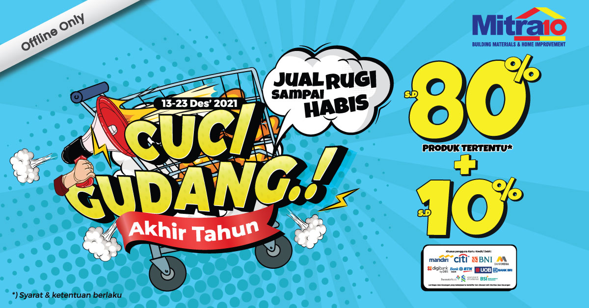 Banner Promo Cuci Gudang Akhir Tahun