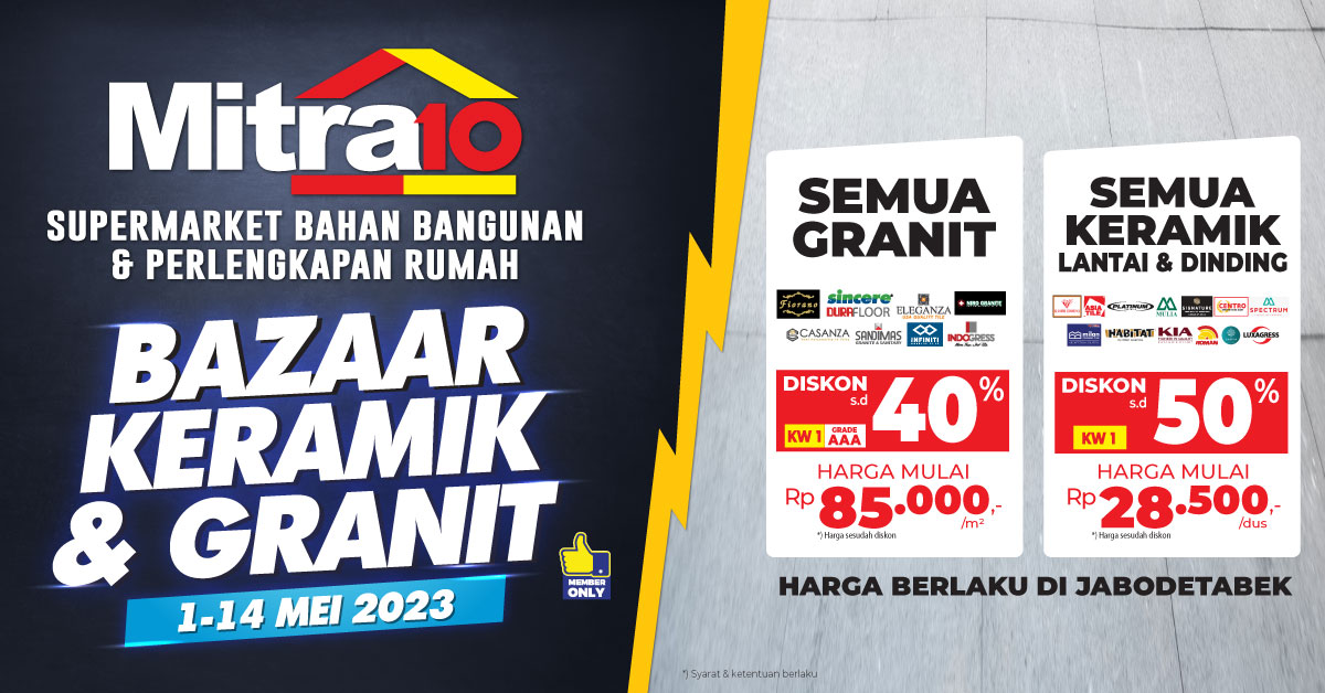 Banner Promo Bazaar Granit & Keramik Mei 2023