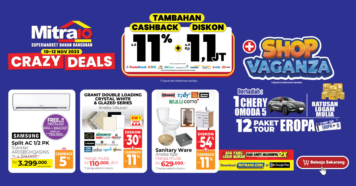 Crazy Deals 11.11 Mitra10