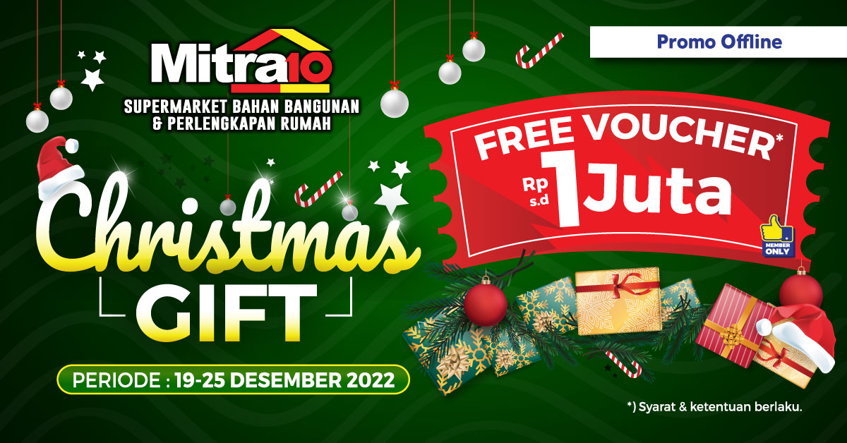 Banner Christmas Gift Free Voucher