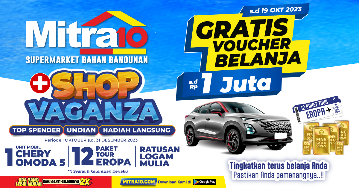 Gratis Voucher Belanja Mitra10