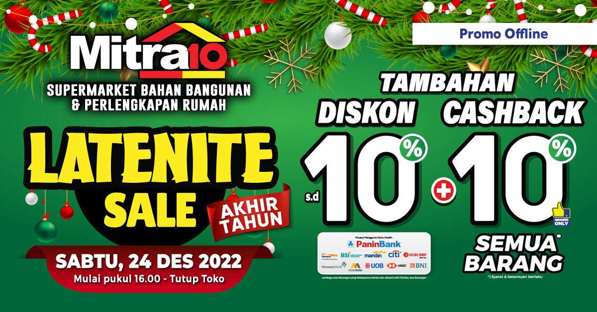 Promo Latenite Sale 24 Desember 2022