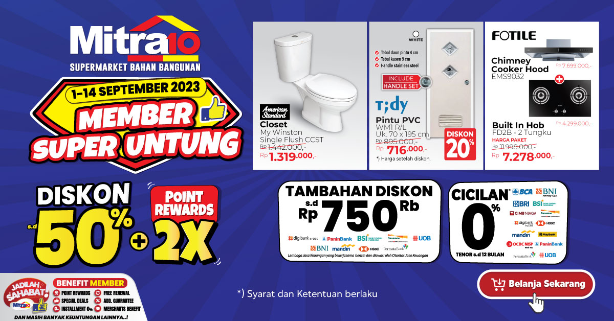 Banner Promo Member Super Untung