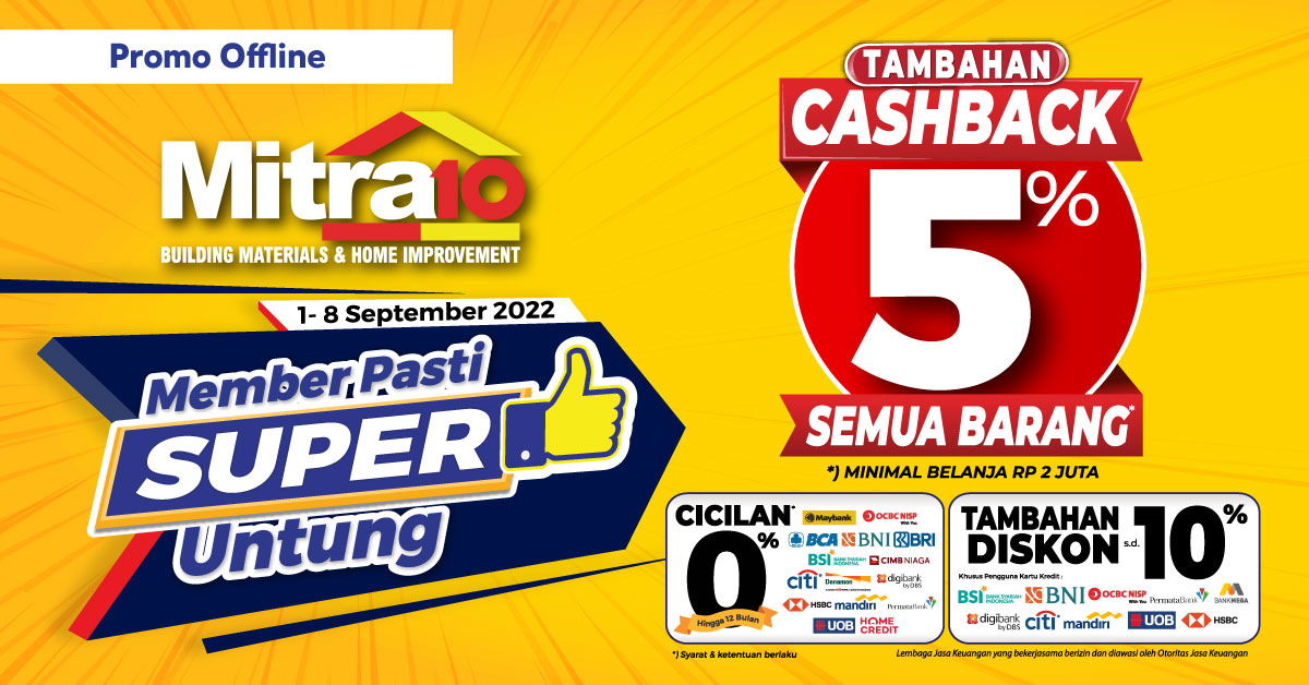 Banner Member Pasti Super Untung Dapat Tambahan Cashback 5%