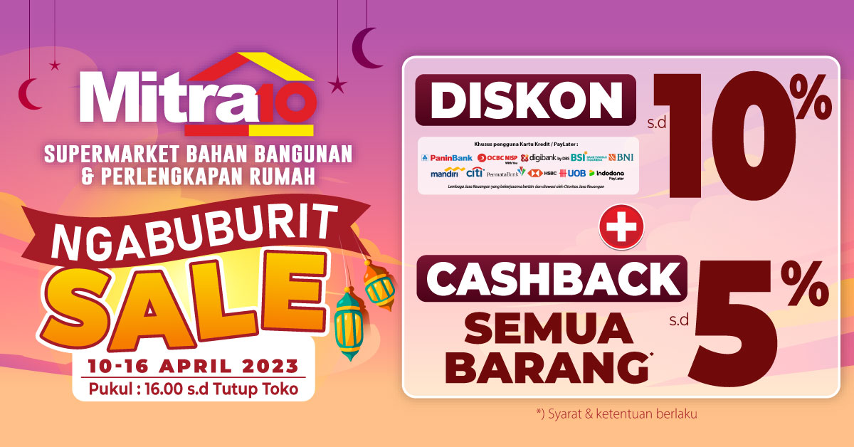 Banner Promo Ngabuburit Tambahan Cashback Semua Barang