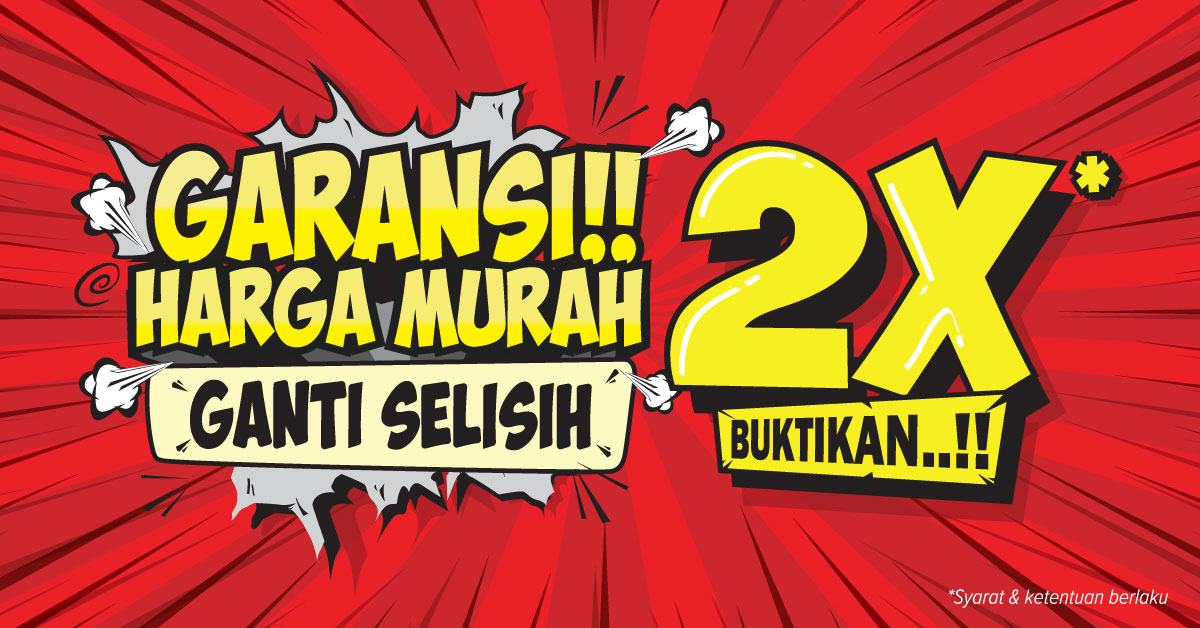 Banner Promo Selisih Harga Garansi x2