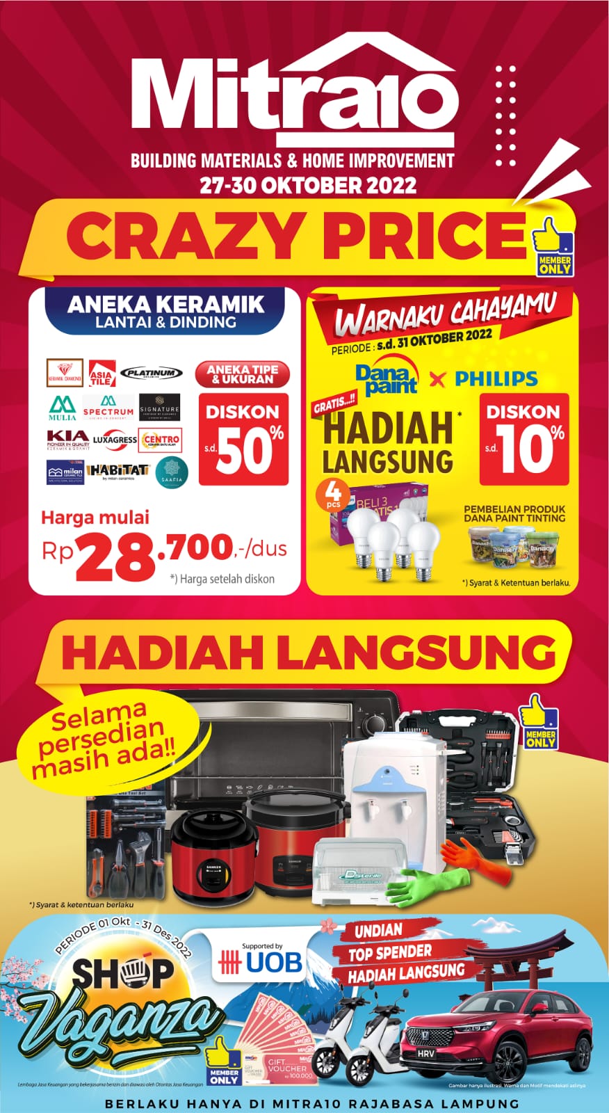 Banner Hadiah Langsung Mitra10 Rajabasa Lampung