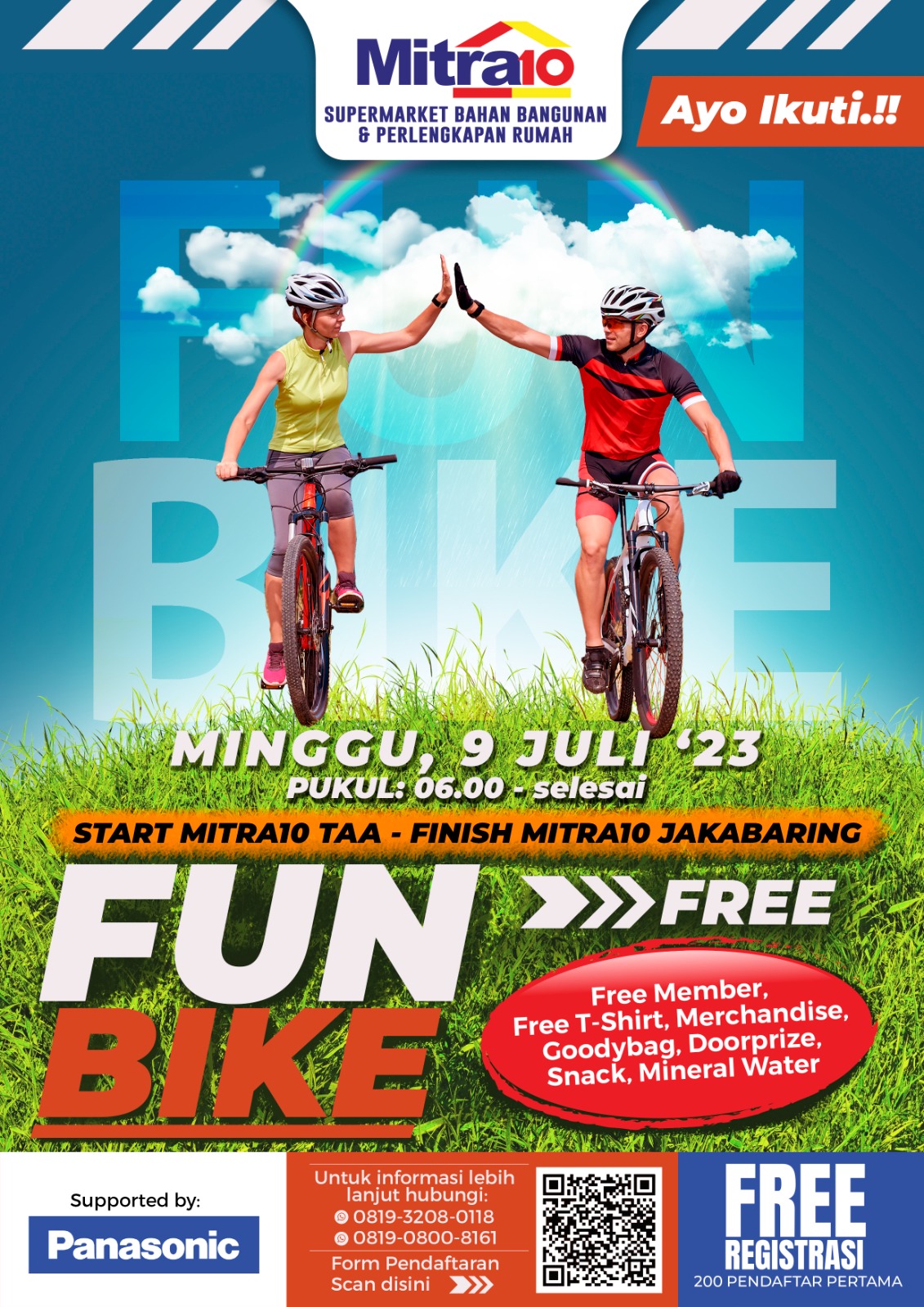 gambar fun bike bersama panasonic