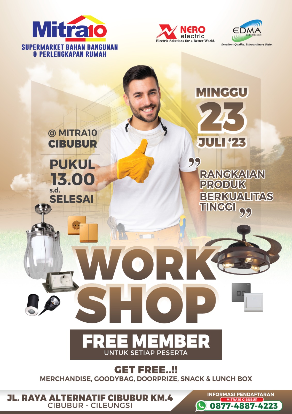 workshop mitra cibubur elektrik