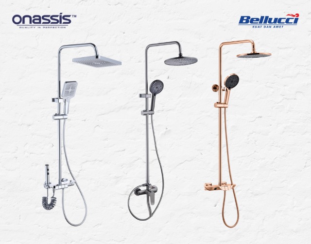 Tren Terbaru Shower Tiang 2025: Desain Minimalis dan Fungsional